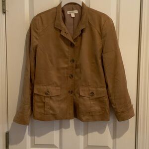 Coldwater Creek Size 8P Brown Blazer